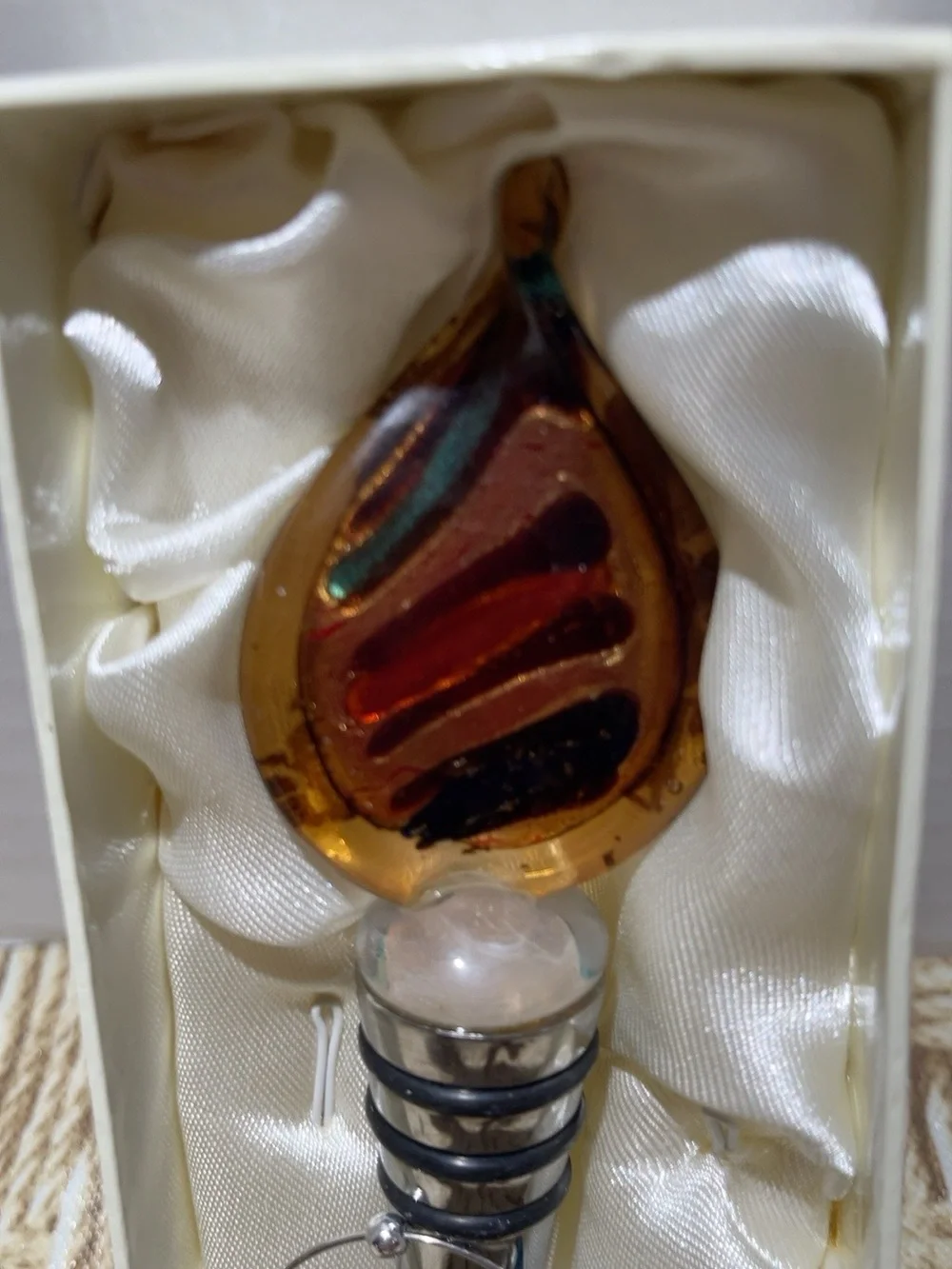 Murano style design red